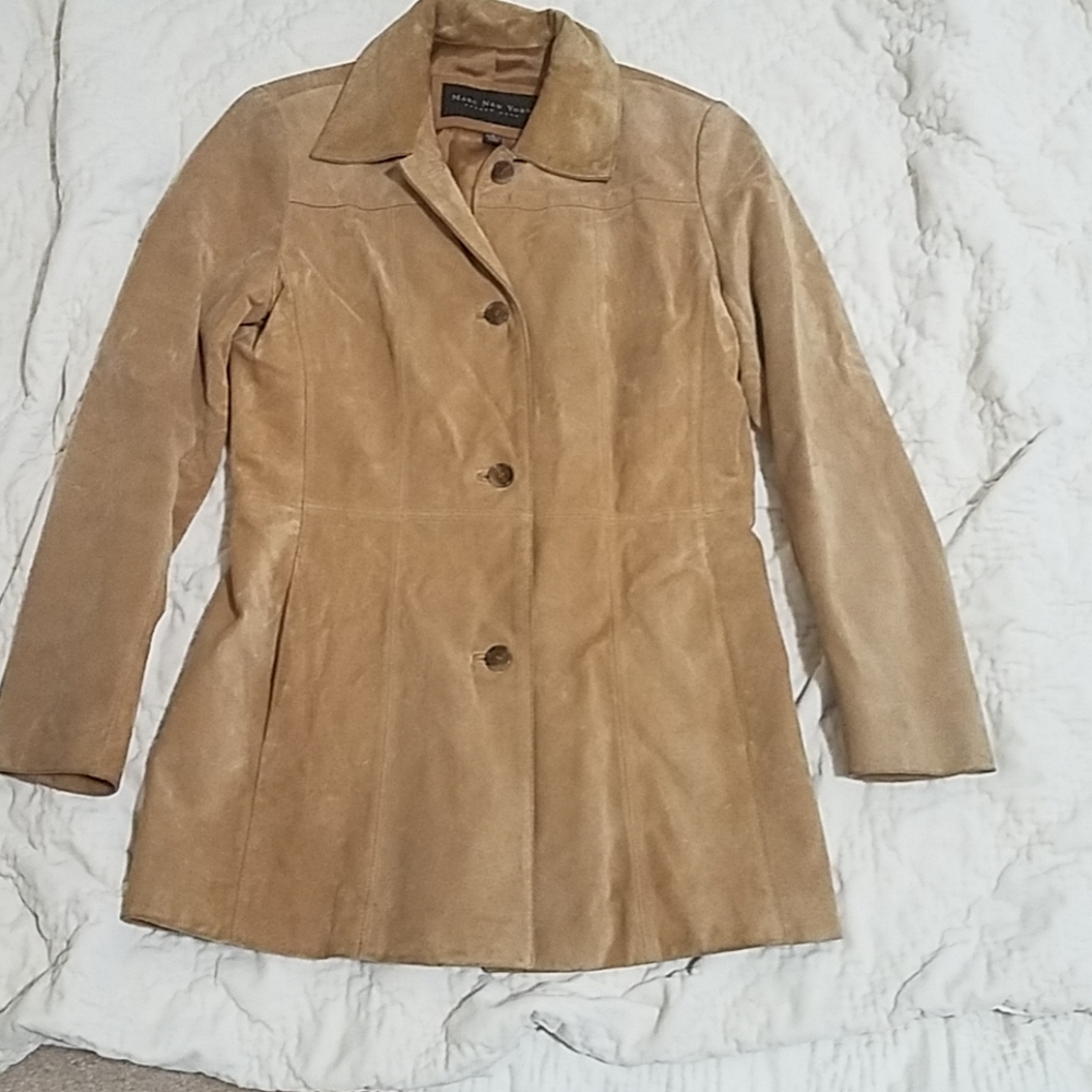 tan suede jacket